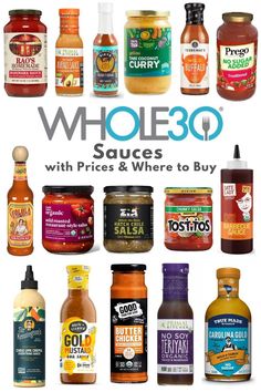 whole 30 sauces with prices and where to buy them in the store or on sale