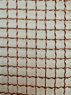 a close up view of a wire fence