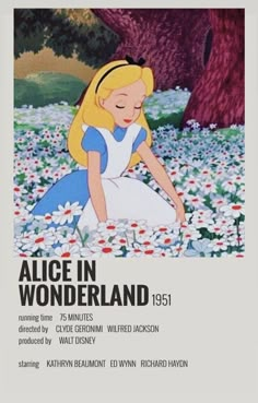 Old Nickelodeon Shows, Wonderland Poster, Movie Poster Room, Old Disney Movies, Alice In Wonderland Poster, Mini Polaroid, Alice In Wonderland 1951