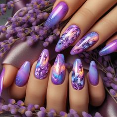 Simple Cute Nails, Magical Nails, Nail Inspo Ideas, Nail Ideas Designs, Fancy Nail Art, Awesome Nails, Trendy Nail Art Designs, Acrylic Nail Ideas, Stylish Nails Designs