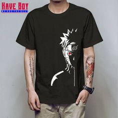 Naruto Tshirt, Naruto Cosplay Costumes, Naruto T Shirt, Anime Shirts, Summer Tees, Anime Products, Mens Tshirts Fashion, Anime Store, Anime Clothing