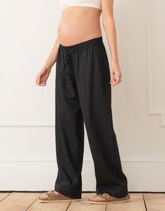 Seraphine's wide-leg linen-blend under bump trousers offer cool and casual styling - versatile enough to see you through pregnancy and beyond. Maternity Trousers, Trouser Jeans, Bump, Linen Blend, See You, Wide Leg, Trousers, Outfit Accessories, Clothes