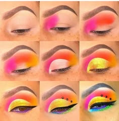 Eye Makeup Pictorial, Makeup Morphe, Makeup Pictorial, Dip Brow, Rave Makeup, Makeup Tutorial Eyeshadow, Eye Makeup Steps, Beautiful Eye Makeup