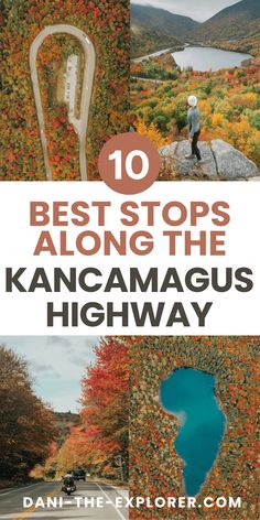 the top 10 best stops along the kancamagus highway in autumn and fall