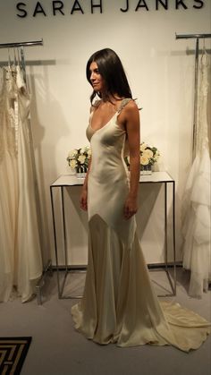 Art Deco Wedding Gown, Deco Wedding, Art Deco Wedding, Silk Charmeuse, Wedding Dress Inspiration, Dream Wedding Dresses, Fancy Dresses, Dream Dress, Wedding Gown