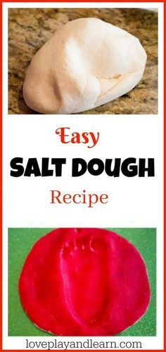 easy salt dough recipe for kids to make