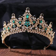 Look what I found on AliExpress Emerald Green Tiara, Rhinestone Veil, Bridal Crown Tiara, Tiara Headpieces, Bridal Tiaras, Crystal Bridal Tiaras, Bride Tiara, Headband Tiara