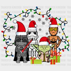 Christmas Star Wars Fun Design Dtf Heat Transfer Unisex - S & M ( 10 ) / Dark Color See Imaging Christmas Star Wars, Xmas Pics, Xmas Pictures, Star Wars Christmas, Office Decorating, Heat Press Machine, Dtf Printing, Design Christmas, Star Wars Characters