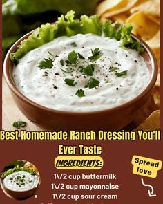 Best Homemade Ranch Dressing You'll Ever Taste Homemade Ranch Dressing, Baked Garlic, Homemade Ranch, Soup Dinner