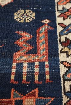 Vintage 1910 Nomadic Persian & Turkish Tribal Persian Azeri 3' 6" X 16' 4" Blue Rug Tones Of Blue, Navy Accents, Blue Rug, Accent Colors, Blue Backgrounds, Primary Colors, Colorful Backgrounds, Persian, Size 16