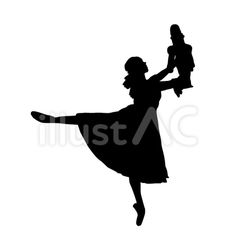 the silhouette of a woman holding a baby in her arms - csp879