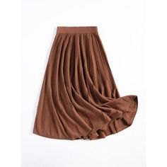 Discover Your New Favorite Wardrobe Essential Introducing our latest fashion statement for the cooler months: a versatile, mid-calf pleated skirt that perfectly blends comfort with elegance. This piece is not just a skirt, it's a winter wardrobe essential for the modern woman. Whether you're heading to the office or out for a casual day, this skirt has you covered. Timeless Design Meets Quality Craftsmanship Our skirt features a classic A-line silhouette, making it flattering for all body types. The solid color pattern adds a touch of sophistication, ideal for the office lady who values both style and comfort. Crafted from a luxurious blend of 46.7% merino wool and 53.3% acrylic, it promises warmth and durability without compromising on style. Product Features Seasonal Versatility: Perfect Woolen Dresses, Winter Wardrobe Essentials, Middle Aged Women, Wool Skirt, Wool Skirts, Types Of Skirts, Office Ladies, Winter Wardrobe, Mid Calf