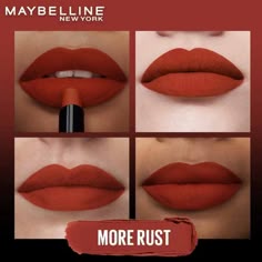 Brick Red Lipstick Drugstore, Mac Lipstick Chili, Mac Chilli Red Lipstick, Brick Color Lipstick, Chili Mac Lipstick, Dark Orange Lipstick, Fall Lipstick Colors 2023, Deep Autumn Lipstick, Mac Chilli Lipstick