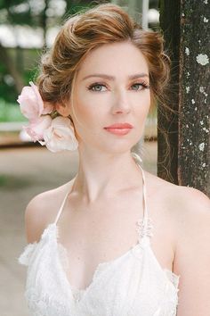 Spring Wedding Makeup, Amazing Wedding Makeup, Beautiful Wedding Makeup, Gorgeous Wedding Makeup, Wedding Hairstyles And Makeup, Natural Wedding Hairstyles, Peach Makeup, Best Wedding Makeup, Makeup Tip