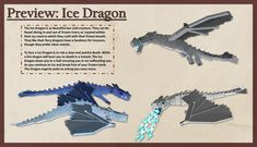 an image of some type of dragon origami paper crafting kit with instructions