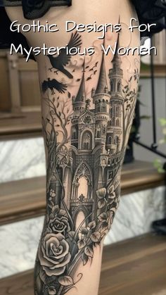 Dive into the world of Gothic tattoos with designs that evoke mystery and allure. These tattoos are perfect for those who appreciate dark, intricate art. Discover how Gothic elements can enhance your personal style. Misfits Tattoo, Dark Mark Tattoos, Gothic Tattoos, Gothic Elements, Jellyfish Tattoo, Intricate Art, Dark Elegance, Detailed Tattoo