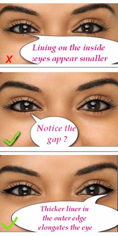 Makeup Tutorials For Small Eyes - Small Eyes, Eye Makeup - Easy Step By Step Guides On How to Apply Eyeliner and Get Perfect Lashes and Brows and How To Make Your Eyes Look Bigger - Beauty Tips for All Different Faces - Eyebrows and Cut Crease Youtube Videos for Girls - thegoddess.com/makeup-tutorials-small-eyes Eyeliner For Big Eyes, Diy Makeup Brush Cleaner, Diy Makeup Organizer, Make Your Eyes Look Bigger, Makeup For Small Eyes, Prom Eyes, Bombshell Makeup, Big Eyes Makeup, Perfect Lashes