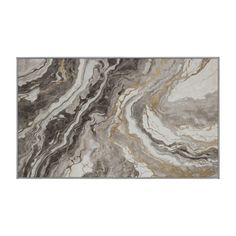 an abstract marble wallpaper with grey and gold accents on it's edges, along with a white background