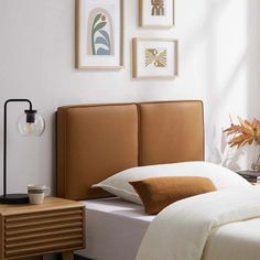 Modway Lindee Headboard | Wayfair Twin Size Headboard, Faux Leather Headboard, Relaxing In Bed, Mountain House Ideas, Small Guest Bedroom, Bedroom Upgrade, Twin Headboard, Leather Headboard, Twin Beds