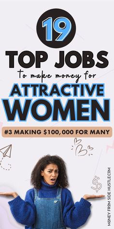 jobs for attractive woman Hustles For Women, Side Hustles For Women, Earning Money, Ways To Make Money, Side Hustles, Work From Home, Earn Money