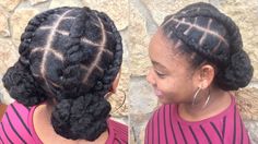 Edgy Space Buns | Protective Styling 4C Natural Hair (As Told By Her) Styling 4c Natural Hair, 4c Protective Hairstyles, Flat Twist Hairstyles, Kids Hairstyle, Mom Hair, Kid Hairstyles, Beach Styles