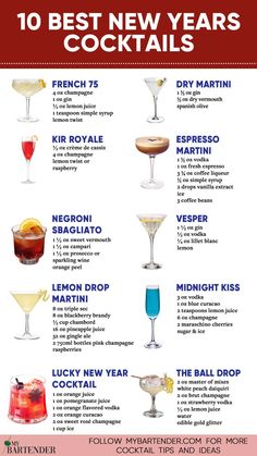 the 10 best new years cocktails