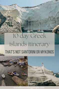 the 10 day greek islands itinerary that's not san antonio or mykonos