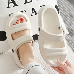 Please Note: you will get Mark Size on Slippers Sole !!!!!!!! (its different from Fit Size !!!! Because its China Size on Slippers Sole ) Mark Size 36-37: Fit35-36EU Size =(suitable for 22.5cm-23cmfoot)Mark Size 38-39: Fit 37-38EU Size =(suitable for23.5cm-24cmfoot) Mark Size40-41：Fit39-40EU Size =(suitable for24.5cm-25cmfoot) Mark Size42-43：Fit41-42EU Size =(suitable for25.5cm-26cmfoot) Mark Size44-45：Fit43-44EU Size =(suitable for26.5cm-27cmfoot) This is dmpd , which is a professional manufact White Flat Eva Slippers, White Non-slip Open Toe Platform Slippers, White Non-slip Platform Slip-on Slippers, White Non-slip Eva Slides, White Eva Slide Slippers, White Non-slip Slippers With Flat Heel, White Non-slip Flat Heel Slippers, White Non-slip Eva Slippers, White Eva Slip-on Slippers