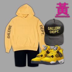 Yellow 4s, Jordan 4 Fits, Teen Swag, Teen Swag Outfits, Dream Outfits, Chill Fits, Baddie Outfits Casual, Outfits Casual, Swag Outfits