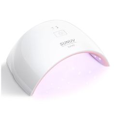 SUNUV UV LED Nail Lamp, UV Light for Nails Dryer for Gel Nail Polish Curing Lamp with Sensor 2 Timers SUN9C Pink Gift for Women Girls Quick Drying & Auto Sensor: SUNUV SUN9C nail dryer with UV+LED dual light source shorten curing time and cure all gels in 60s. Automatic sensor, no need to press any keys and work for 99s. Ideal for home and salon use, it takes your manicure and pedicure experience to a whole new level! Curing All Nail Gel Polishes: This uv light for nails fast cure all gel nail polishes, e.g.base coat, top coat, color gel, hard gels, builder, acrylic, sculpture gel, gem glue etc. (not for regular nail polish) No bottom plate, cures 5 fingernails or toenails at the same time. Save Your Money: Protable and easy to use, perfect for DIY nail enthusiasts, enjoy DIY nails at home Light Nail, Nail Dryers, Diy Nails At Home