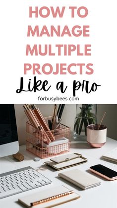 how to manage multiple projects Project Coordinator Tips, Project Coordinator Job, Project Management Training, Managing Multiple Projects, Work Project Organization, Manager Planner, Project Organizer