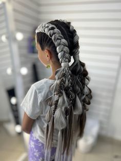 Обьемные воздушные косы с канекалоном Hair Braid Videos, Hair Reference, Hair Designs, Cute Hairstyles, Hair And Nails