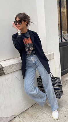 Search Engine Marketing Sem, Looks Pinterest, Aesthetic Love, Outfit Jeans, Search Engine Marketing, Mode Inspo, Blazer Outfits, Looks Style, Mode Inspiration