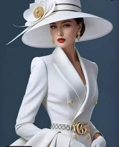 Женские шляпки.Фото. Madam Pompadour, Derby Outfits, Mode Tips, Elegant Outfit Classy, Elegant Hats, Woman Suit Fashion, Luxury Women Fashion, African Dresses, Pompadour