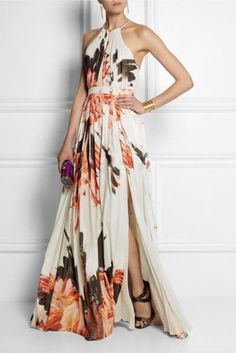 Dresses Guest, Chiffon Gown, Marchesa, Elie Saab, Trendy Dresses, Roberto Cavalli, Pretty Dresses, Silk Dress