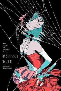 Satoshi Kon, Arte Peculiar, Haikou, Perfect Blue, Japon Illustration, Cool Posters, Graphic Design Posters