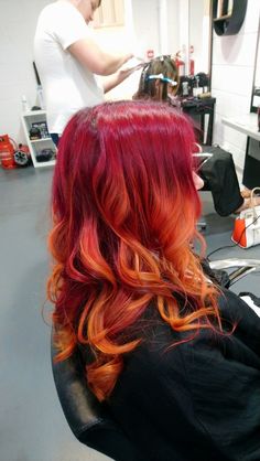 Hair Stylies, Haircut And Color, Orange Hair, Equestria Girls, Color Ideas, Pretty Hairstyles, Hair Jewelry, Hair Inspo, Hair And Nails