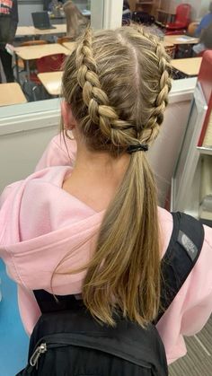 Xc Hairstyles, Netball Hairstyles, Hairstyles Basketball, Red Hair Transformation, Race Day Hair, Softball Hair, Soccer Hairstyles, Soccer Hair, Cherry Red Hair