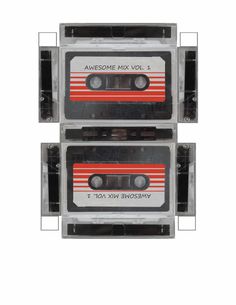 two cassettes with the same label on them