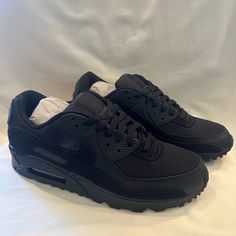 Nike Air Max 90 - New Never Wore - Men’s Size 9 Nike Air Max 90 Black, Nike Air Max 90 Mens, Shoes Nike Air, Nike Air Max 90, Shoes Nike, Jordan Shoes, Mens Shoes Sneakers, Men's Nike, Black Nikes