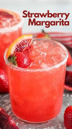 The Strawberry Margarita is a vibrant and stimulating cocktail that tantalizes the taste buds with its delightful blend of flavors. Made with luscious chopped strawberries, the drink offers a natural sweetness that complements the zesty notes of silver tequila. The addition of granulated sugar balances the flavors, while the Grand Marnier adds a touch of sophistication. #StrawberryMargarita Batch Strawberry Margarita Recipe, Big Batch Strawberry Margarita Recipe, Strawberry Watermelon Margarita, Blended Strawberry Margarita Recipe, Large Batch Strawberry Margarita Recipe, Strawberry Cocktails Recipes, Strawberry Margarita Punch, Strawberry Tequila Sunrise, Best Strawberry Margarita Recipe