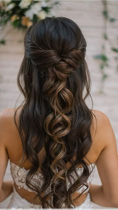 Tiktok Hairstyle, Hairstyles Boy, Hairstyles Tiktok, Inspired Hairstyles, Rambut Brunette, Wedding Hair Half, Guest Hair, Bridesmaid Hair Makeup, Beard Hairstyle