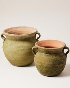 Farmhouse Pottery Aged Terracotta Garden Pots - Confit Terracotta Garden Pots, Large Terracotta Planters, Aged Terracotta, Terra Cotta Plant, Terra Cotta Pots Garden, Terracotta Garden, Large Terracotta Pots, Rustic Pots, Farmhouse Pottery