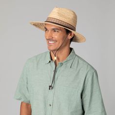 Be the life of the party in this Raffia Fedora! This 100% natural Raffia hat is perfect for any occasion with its UPF 50+ sun protection, comfy chin cord, and chic 3.5" brim. Make your mark with this 59cm stunner today. Features: Color: NaturalMaterials: 100% RaffiaBrim Size: 3.5" BrimSize: 59cmSun Protection: UPF 50+ Adjustable Beige Hats For Vacation, Adjustable Panama Hat For Vacation Travel, Adjustable Panama Hat For Travel And Vacation, Adjustable Natural Boater Hat With Short Brim, Adjustable Straw Hat For Vacation And Warm Weather, Adjustable Straw Hat For Vacation In Warm Weather, Beige Toquilla Straw Hat With Upf 50+, Adjustable Upf 50+ Panama Hat For Kentucky Derby, Casual Adjustable Sun Boater Hat