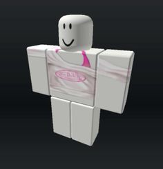 a white paper man with a pink tie