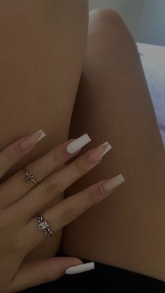 Carcase Iphone, Nails Bridesmaid, Classy Acrylic Nails, Short Square Acrylic Nails, Long Acrylic, Acrylic Nails Coffin Short, Acrylic Wedding, Nails French