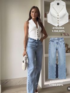 Guadalajara Outfits, Jeans Top Outfit, Italy Ootd, Semi Formal Mujer, Outfit Botas, Chic Pants