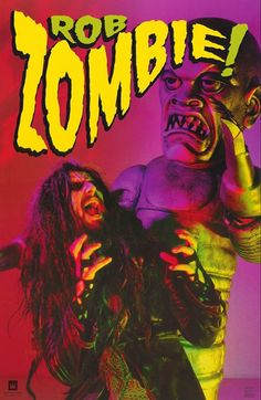 the cover to rob zombie's new album, zombie zombies are coming out of town