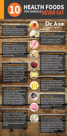 10 Health Foods You Should Never Eat http://www.draxe.com #health #healthy #easy Excellent Health, Dieting Tips, Drink Healthy, Coconut Benefits, Eat Pretty, Food Medicine, Meals Healthy, Eating Tips, Food Info