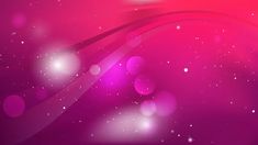 an abstract pink background with bubbles and stars